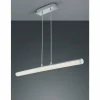 Luminaires Reality Suspensions|Suspension Reality LEIA LED Chrome, 1 lumière, Télécommandes, Changeur de couleurs