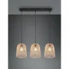 Luminaires Reality Suspensions|Suspension Reality Lovis Noir, 3 lumières
