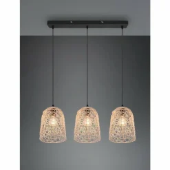 Luminaires Reality Suspensions|Suspension Reality Lovis Noir, 3 lumières