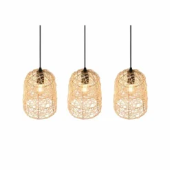 Luminaires Reality Suspensions|Suspension Reality Lovis Noir, 3 lumières