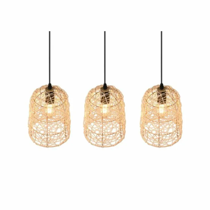 Luminaires Reality Suspensions|Suspension Reality Lovis Noir, 3 lumières