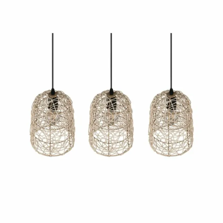 Luminaires Reality Suspensions|Suspension Reality Lovis Noir, 3 lumières