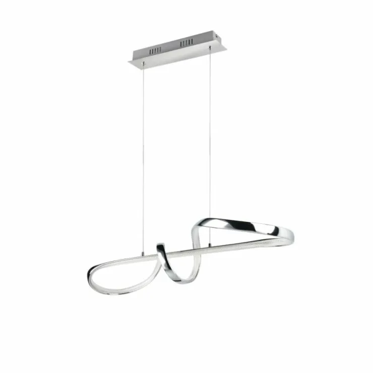 Luminaires Reality Éclairage Led|Suspension Reality PADUA LED Chrome, 1 lumière