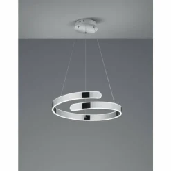 Luminaires Reality Éclairage Led|Suspension Reality Parma LED Chrome, 1 lumière