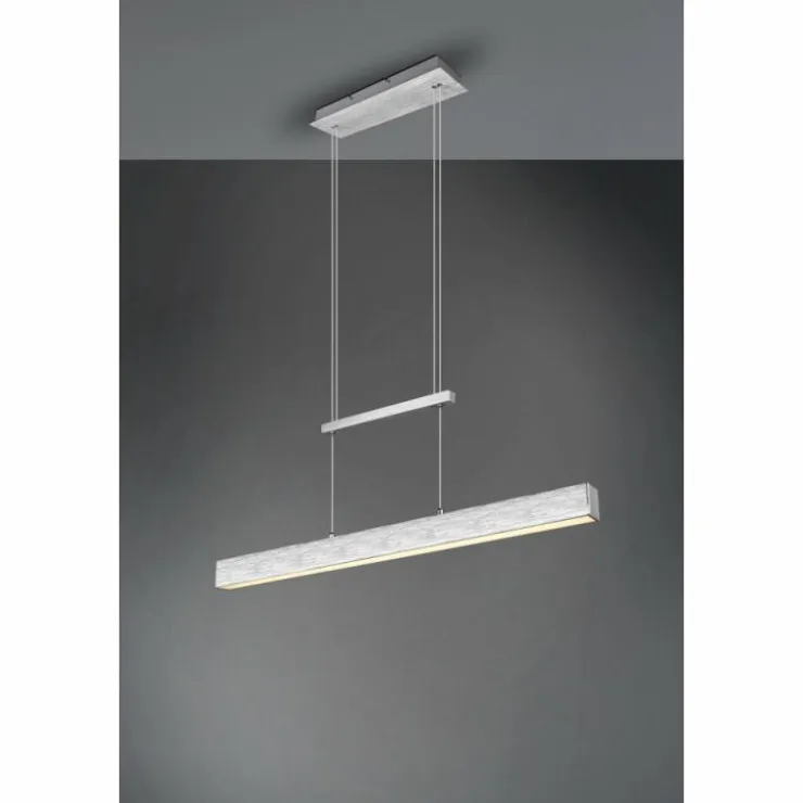 Luminaires Reality Suspensions|Suspension Reality Paros LED Aluminium brossé, 3 lumières