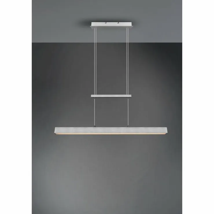 Luminaires Reality Suspensions|Suspension Reality Paros LED Aluminium brossé, 3 lumières