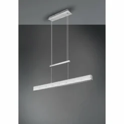 Luminaires Reality Suspensions|Suspension Reality Paros LED Aluminium brossé, 3 lumières