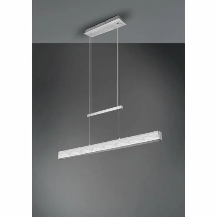 Luminaires Reality Suspensions|Suspension Reality Paros LED Aluminium brossé, 3 lumières
