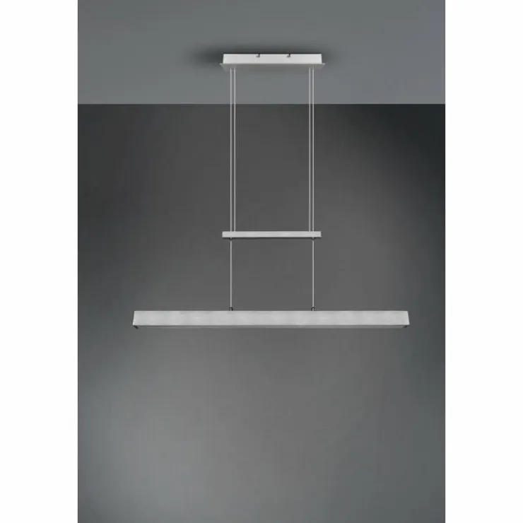 Luminaires Reality Suspensions|Suspension Reality Paros LED Aluminium brossé, 3 lumières