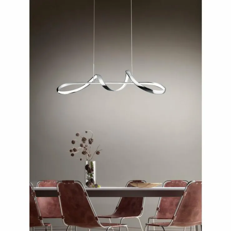 Luminaires Reality Éclairage Led|Suspension Reality Perugia LED Chrome, 1 lumière