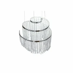 Luminaires Reality Éclairage Led|Suspension Reality POMP LED Chrome, 1 lumière, Télécommandes