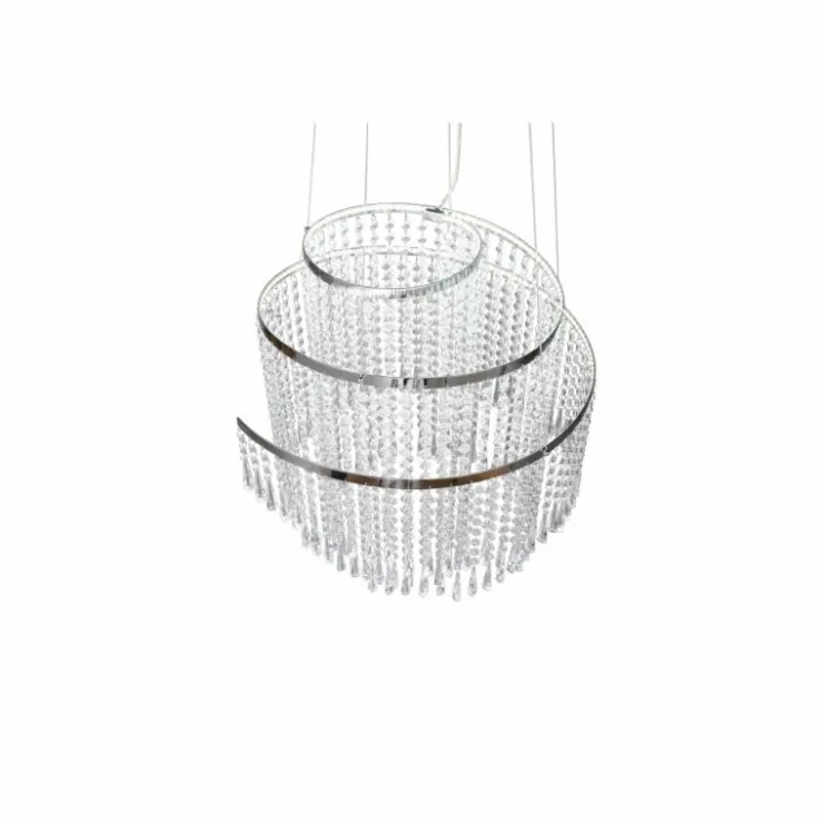 Luminaires Reality Éclairage Led|Suspension Reality POMP LED Chrome, 1 lumière, Télécommandes