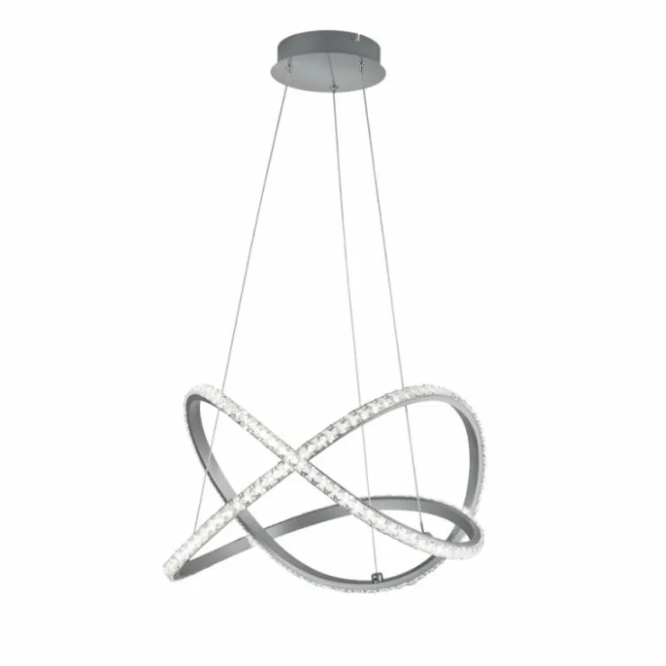 Luminaires Reality Éclairage Led|Suspension Reality Rubin LED Aluminium, 1 lumière, Télécommandes, Changeur de couleurs