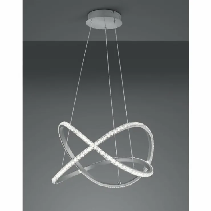 Luminaires Reality Éclairage Led|Suspension Reality Rubin LED Aluminium, 1 lumière, Télécommandes, Changeur de couleurs
