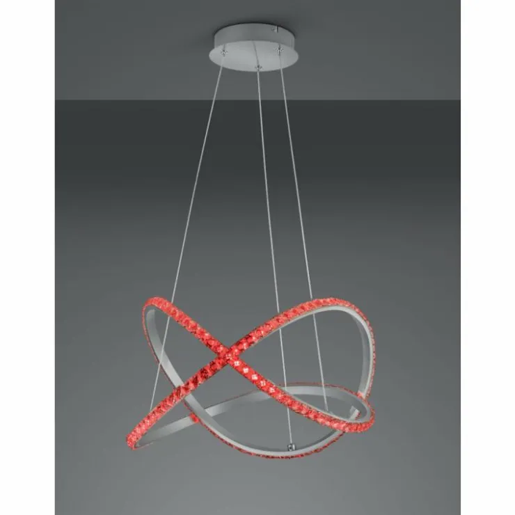 Luminaires Reality Éclairage Led|Suspension Reality Rubin LED Aluminium, 1 lumière, Télécommandes, Changeur de couleurs