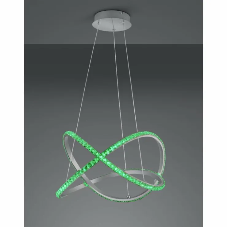 Luminaires Reality Éclairage Led|Suspension Reality Rubin LED Aluminium, 1 lumière, Télécommandes, Changeur de couleurs