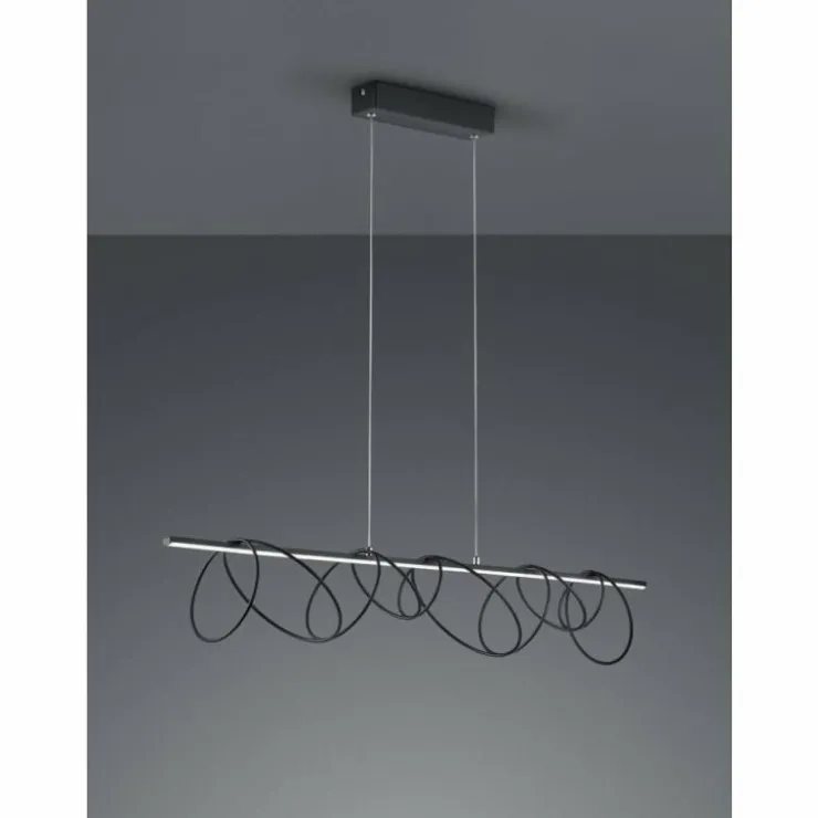 Luminaires Reality Éclairage Led|Suspension Reality Saba LED Noir, 1 lumière