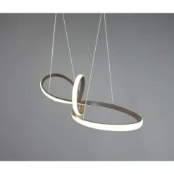 Luminaires Reality Éclairage Led|Suspension Reality Sansa LED Nickel mat, 1 lumière