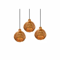 Luminaires Reality Suspensions|Suspension Reality Sprout Noir, 3 lumières