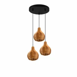 Luminaires Reality Suspensions|Suspension Reality Sprout Noir, 3 lumières