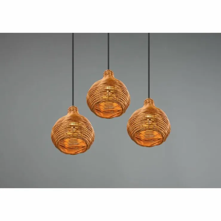 Luminaires Reality Suspensions|Suspension Reality Sprout Noir, 3 lumières