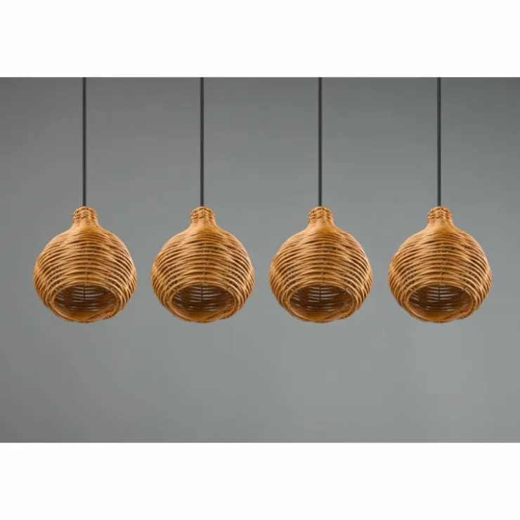 Luminaires Reality Suspensions|Suspension Reality Sprout Noir, 4 lumières