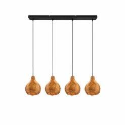 Luminaires Reality Suspensions|Suspension Reality Sprout Noir, 4 lumières