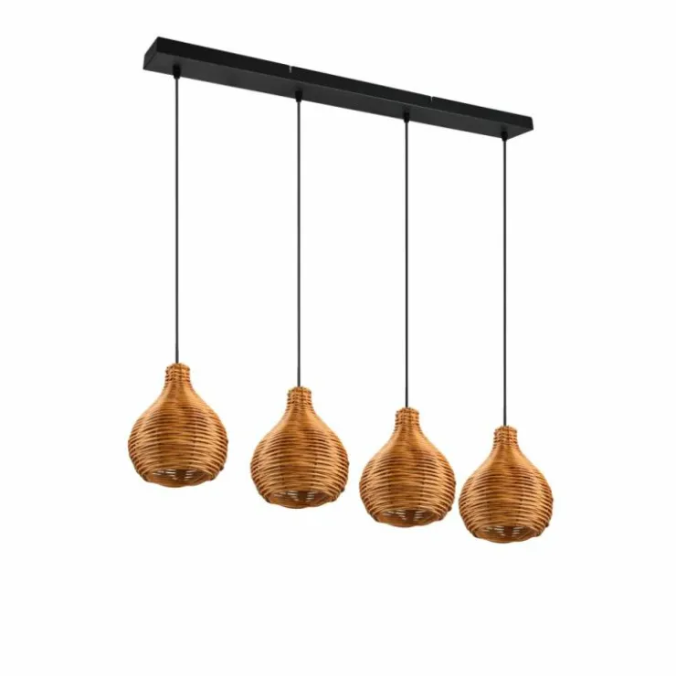 Luminaires Reality Suspensions|Suspension Reality Sprout Noir, 4 lumières