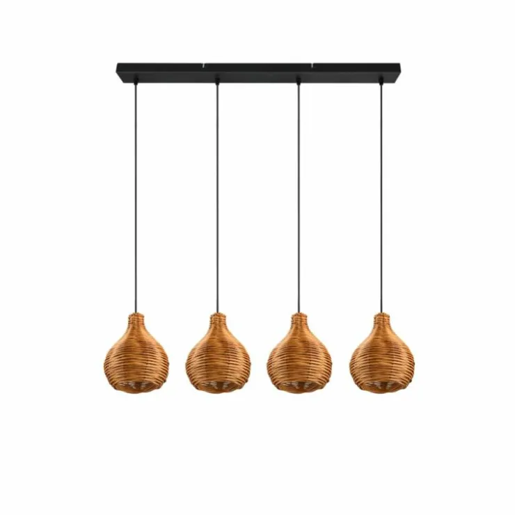 Luminaires Reality Suspensions|Suspension Reality Sprout Noir, 4 lumières