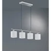 Luminaires Reality Suspensions|Suspension Reality TOMMY Nickel mat, 4 lumières