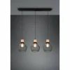 Luminaires Reality Suspensions|Suspension Reality Valeria Noir, 3 lumières