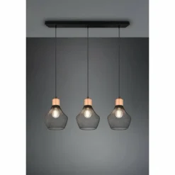 Luminaires Reality Suspensions|Suspension Reality Valeria Noir, 3 lumières