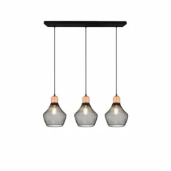Luminaires Reality Suspensions|Suspension Reality Valeria Noir, 3 lumières