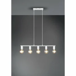 Luminaires Reality Suspensions|Suspension Reality Vannes Blanc, 5 lumières