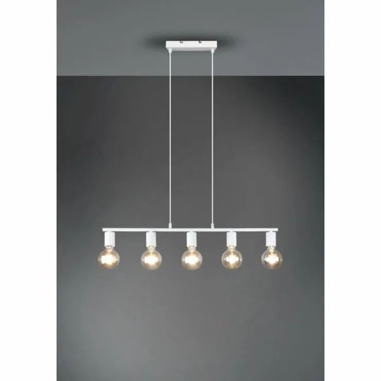 Luminaires Reality Suspensions|Suspension Reality Vannes Blanc, 5 lumières