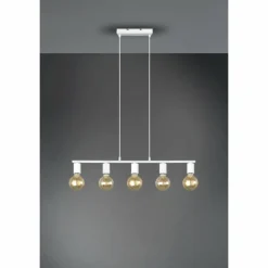 Luminaires Reality Suspensions|Suspension Reality Vannes Blanc, 5 lumières