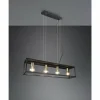 Luminaires Reality Suspensions|Suspension Reality Vito Noir, 4 lumières