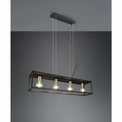 Luminaires Reality Suspensions|Suspension Reality Vito Noir, 4 lumières
