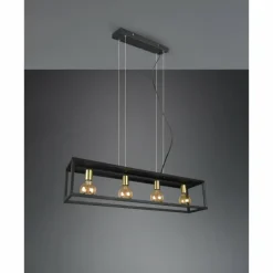 Luminaires Reality Suspensions|Suspension Reality Vito Noir, 4 lumières