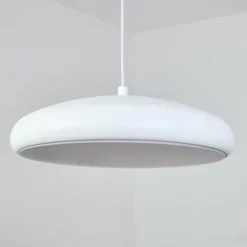 Suspension Rhone LED Blanc, 1 lumière, Changeur de couleurs