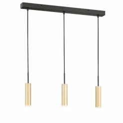 SCHÖNER WOHNEN-Kollektion Suspensions|Suspension STINA LED Noir, 3 lumières