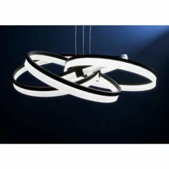 SCHÖNER WOHNEN-Kollektion Suspensions|Suspension SCHÖNER-WOHNEN-Kollektion Loop LED Noir, 1 lumière