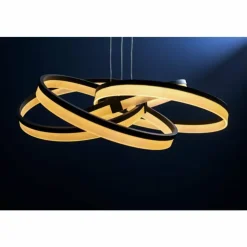 SCHÖNER WOHNEN-Kollektion Suspensions|Suspension SCHÖNER-WOHNEN-Kollektion Loop LED Noir, 1 lumière