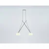 Luminaires Serien Lighting Éclairage Led|Suspension Serien Lighting TWIN LED Chrome, 2 lumières