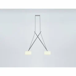 Luminaires Serien Lighting Éclairage Led|Suspension Serien Lighting TWIN LED Chrome, 2 lumières