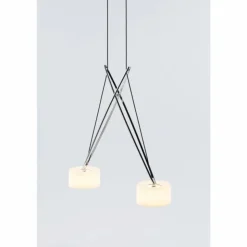 Luminaires Serien Lighting Éclairage Led|Suspension Serien Lighting TWIN LED Chrome, 2 lumières
