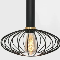 Luminaires Steinhauer Suspensions|Suspension Steinhauer Aureole Noir, 6 lumières