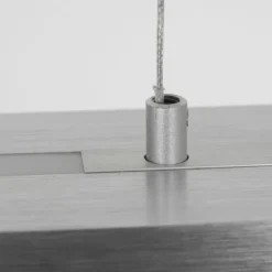 Luminaires Steinhauer Suspensions|Suspension Steinhauer Bande LED Acier brossé, 4 lumières