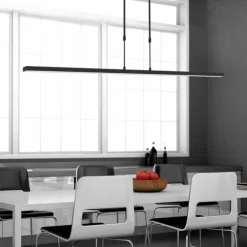Luminaires Steinhauer Éclairage Led|Suspension Steinhauer Bande LED Noir, 3 lumières