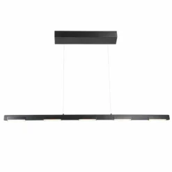 Luminaires Steinhauer Éclairage Led|Suspension Steinhauer Bloc LED Noir, 7 lumières